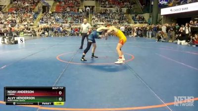 133 lbs Semifinal - Alvy Henderson, Northern Lights vs Noah Anderson, Lisbon