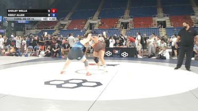 235 lbs Cons. Rd Of 16 - Shelby Wells, Texas vs Keely Allen, Indiana