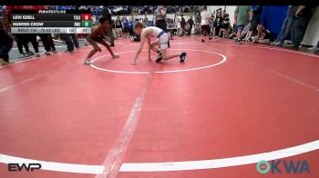 76-80 lbs Consi Of 8 #2 - Levi Ezell, Tulsa North Mabee Stampede vs Hunter Crow, Berryhill Wrestling Club