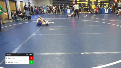 96 lbs Consy 2 - Calvin Day, Trinity vs Greyson Roche, SHWA