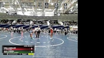 124 lbs Cons. Round 4 - Bam Cordel, Kracken/caravel Academy vs Will LaVallee, St. John`s Prep