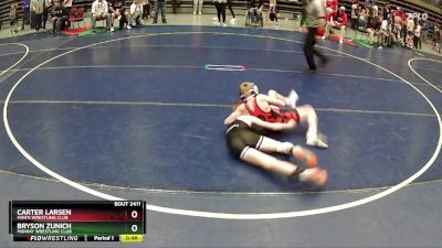 79 lbs 3rd Place Match - Carter Larsen, Manti Wrestling Club vs Bryson Zunich, Midway Wrestling Club