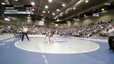 1A 113 lbs Semifinal - Gaige Stewart, Panguitch vs Levi Scott, Altamont