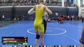 106 lbs Champ. Round 1 - Christian Smith, DEFIANCE vs Joshua Strickland, FINDLAY