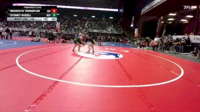 135 lbs Cons. Round 3 - Sydney Rozell, Moorcroft vs Brueklyn Truempler, Shoshoni