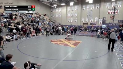 113 lbs Semifinal - Chance Wuhr, Lake Catholic vs Cash Waymire, Brentwood Aca.