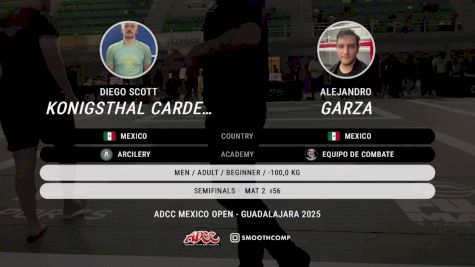 Diego Scott Konigsthal Cardenas vs Alejandro Garza 2025 ADCC Guadalajara Open