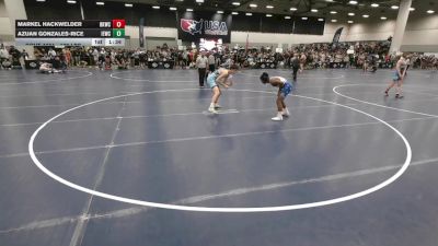 132 lbs Quarters - Markel Hackwelder, Bad Karma Wrestling Club vs Azuan Gonzales-Rice, Inland Elite Wrestling Club