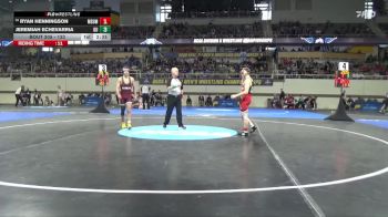 133 lbs Cons. Round 2 - Ryan Henningson, MSU Moorhead vs Jeremiah Echevarria, Gannon