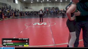 130 lbs Quarterfinal - Jack Smude, Blaine Wrestling vs Nick Sondrol, BOLD