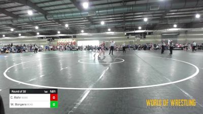 115 lbs Round Of 32 - Cayson Rohr, Dodge City Wrestling Academy vs Weston Borgers, Beast Mode Wrestling
