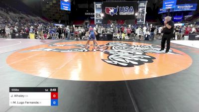 105 lbs Cons 32 #2 - Jaleesa Whaley, GA vs Marielys Lugo Fernandez, NY