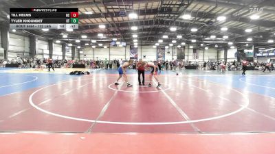 132 lbs Consi Of 16 #1 - Till Helms, NC vs Tyler Khoundet, UT