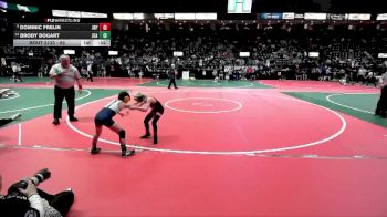 65 lbs 3rd Place Match - Dominic Frelin, JRP1 vs Brody Bogart, JOA2
