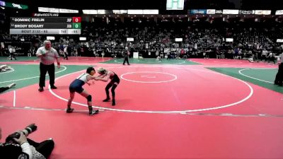 65 lbs 3rd Place Match - Dominic Frelin, JRP1 vs Brody Bogart, JOA2