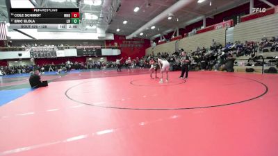 128 lbs Champ. Round 3 - Eric Elola, Livermore vs Cole Schimdt, Windsor