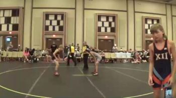 96 lbs Round 3 (6 Team) - Nazareth Hernandez, Bitetto Trained vs Chase Lambert, Steel Valley Black