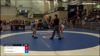 70 kg Semifinal - Alec Pantaleo, TMWC/ Michigan vs Mike Dangelo, NJRTC