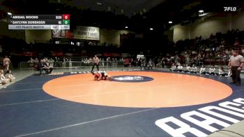 1st Place Match - Abigail Woods, Duchesne vs Daylynn Sorensen, Millard