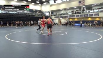 285 lbs Quarterfinal - Seth Seibert, Bakersfield College vs Alejandro Scolari, Palomar College