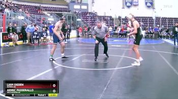 145 lbs Champ. Round 2 - Liam Ogden, Elmira HS vs Aidric Passerallo, Williamson Hs