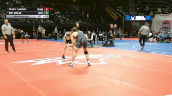 157 Class 3 lbs Quarterfinal - Zekey Camden, Poplar Bluff vs Ben Holee, Helias Catholic