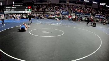 D 3 165 lbs Quarterfinal - Ethan Lang, Erath vs Patrick Brue, John Curtis Christian