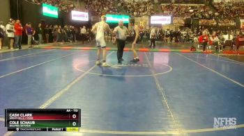 AA - 113 lbs Cons. Round 3 - Cash Clark, Great Falls / MSDB vs Cole Schaub, Billings Skyview