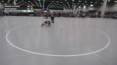 71 lbs Cons. Sub-quarters - Micah Duncan, Eagle Club vs Maddox Clayberg, Sebolt Wrestling Academy