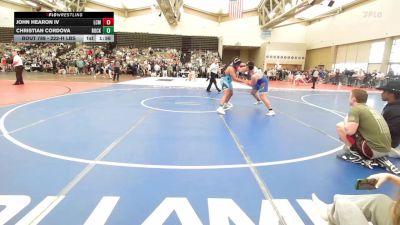 222-H lbs Round Of 16 - John Hearon IV, Lower Cape May vs Christian Cordova, Rocky Point
