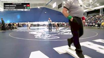 126 lbs Cons. Round 2 - Aiden Stuart, Olathe East vs Chris Rosales, Wichita Heights