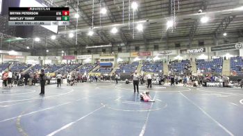 43 lbs Rr Rnd 2 - Brynn Peterson, Athlos Wrestling vs Bentley Terry, Independent
