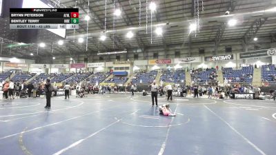 43 lbs Rr Rnd 2 - Brynn Peterson, Athlos Wrestling vs Bentley Terry, Independent