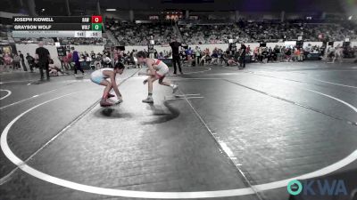 80 lbs Consolation - Joseph Kidwell, Raw Wrestling Club vs Grayson Wolf, Wolfpak Wrestling