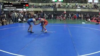 Round 2 - Tianna Skibicki, Roseau vs Hazel Allen, Super D Wrestling