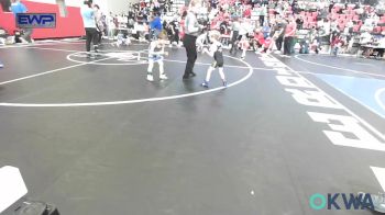 46 lbs Consi Of 8 #2 - Jaxen Henderson, Beggs Youth Wrestling Program vs Michael Cawthorne, Tiger Trained Wrestling