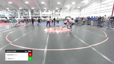 130 lbs Consi Of 16 #2 - Izaiha Deyette, Vergennes vs Corey Soum, BTS Providence