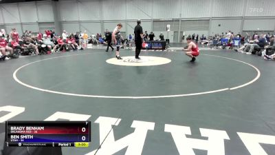 175 lbs Round 3 (8 Team) - Brady Benham, Oklahoma Red vs Ben Smith, Utah