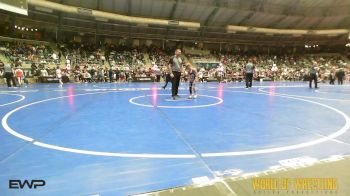 60 lbs Consi Of 8 #1 - Lawson Delozier, Keystone Wrestling Club vs Axel Gregory, Tulsa Blue T Panthers