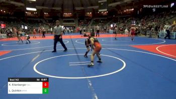 Semifinal - Kolter Eilenberger, Salina Wrestling Club (SWC) vs Liam Quinton, Sperry Elementary Wrestling Club
