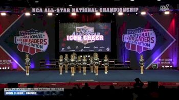 Icon Cheer - Empire [2026 L2 Junior - D2 - Small - B Day 1] 2026 NCA All-Star National Championship