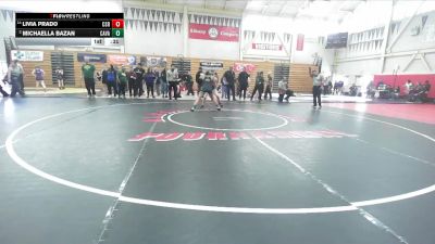 115 lbs Cons. Semi - Livia Prado, California (San Ramon) vs Michaella Bazan, Castro Valley