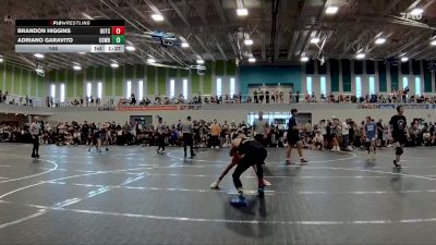 144 lbs Round 1 (6 Team) - Adriano Garavito, Cowboy WC vs Brandon Higgins, The Outsiders