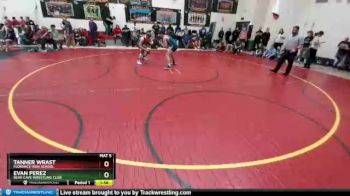 160 Boys Quarterfinal - Tanner Wrast, Florence High School vs Evan Perez, Bear Cave Wrestling Club