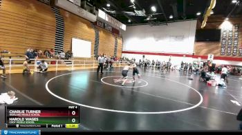 155 lbs Quarterfinal - Harold Wages, Cody Middle School vs Charlie Turner, Worland Middle School