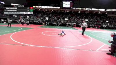 85 lbs Cons. Round 1 - Colton Jones, GFF3 vs Luke Russell, JTCA