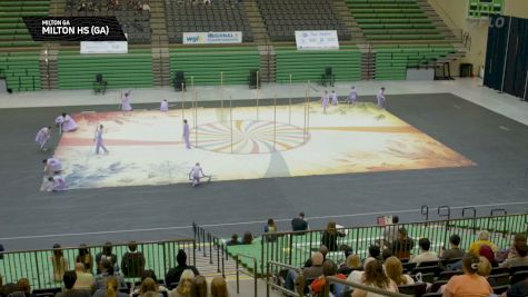 Milton HS (GA) "Milton GA" at 2026 WGI Guard Buford Regional+
