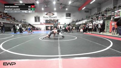110 lbs Final - Noah Shuemake, Viking Wrestling Club vs Brantley Allison, Warner Eagles Youth Wrestling