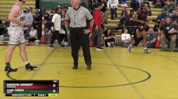 215 lbs Champ. Round 1 - Donovin Wingert, Sandusky vs Cass Chiesa, Delta