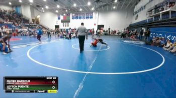 105 lbs 3rd Place Match - Oliver Barbour, Laramie Middle School vs Leyton Puente, Carey Jr High